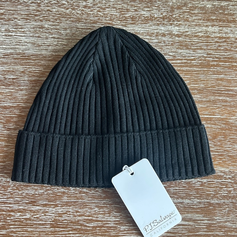 PJ Salvage Luxe Ribbed Beanie